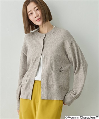 【ムーミン】ミイニットカーディガン(グレー-M)