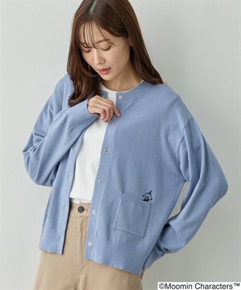 【ムーミン】ミイニットカーディガン(ブルー-M)