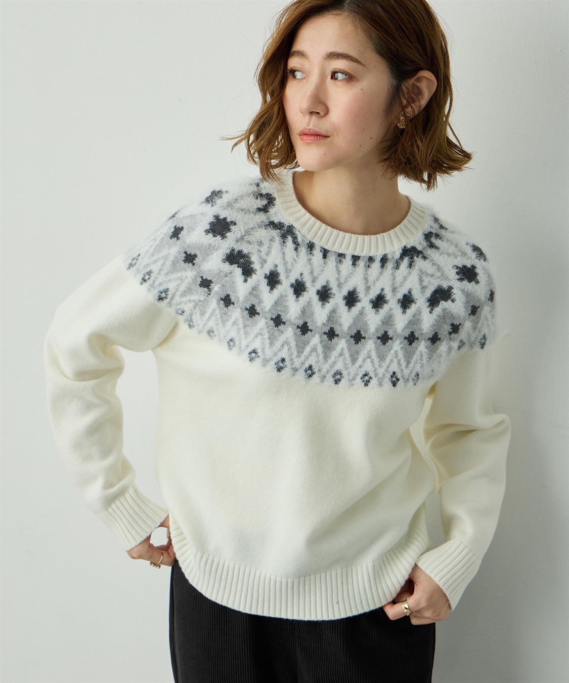 Petit Honfleur フェアアイルニット_variation_1