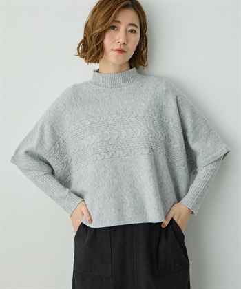 Petit Honfleur ポンチョアンサンブルニット_variationthumb_1