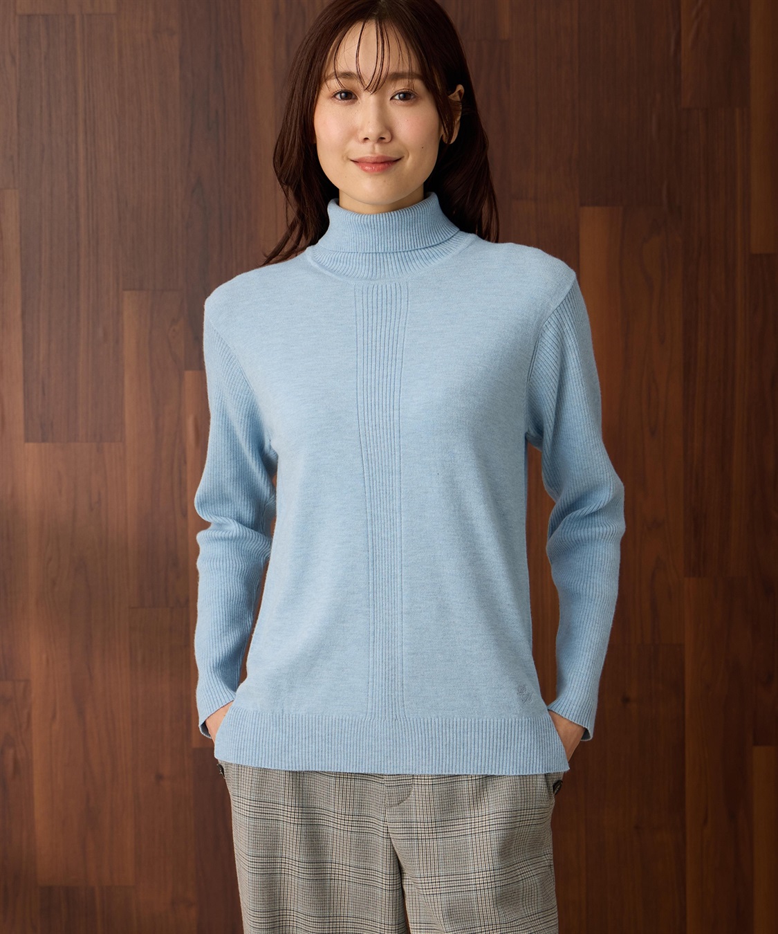 Petit Honfleur タートルネックプルオーバー_main