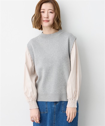 ドッキングプルオーバー(グレー-M)