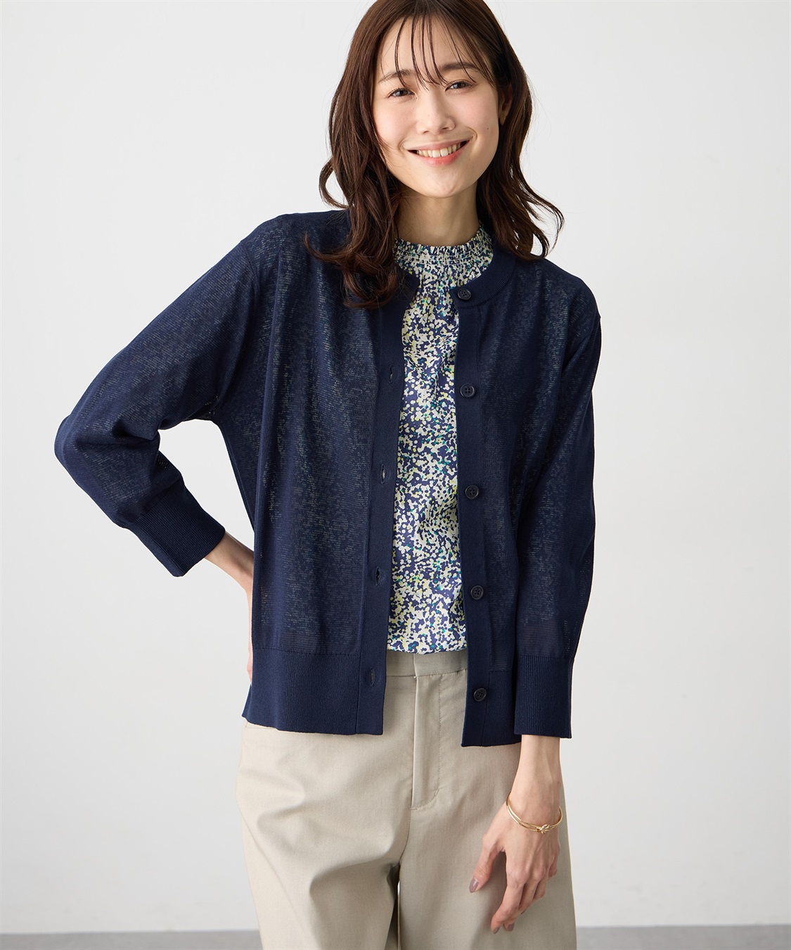 Petit Honfleur ノーカラーCD【楽ちんニット】_variation_4