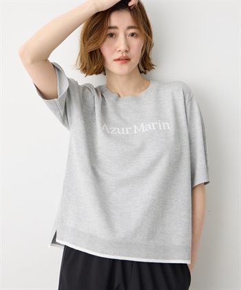 Petit Honfleur ロゴニットプルオーバー【UVカット・接触冷感】_variationthumb_1