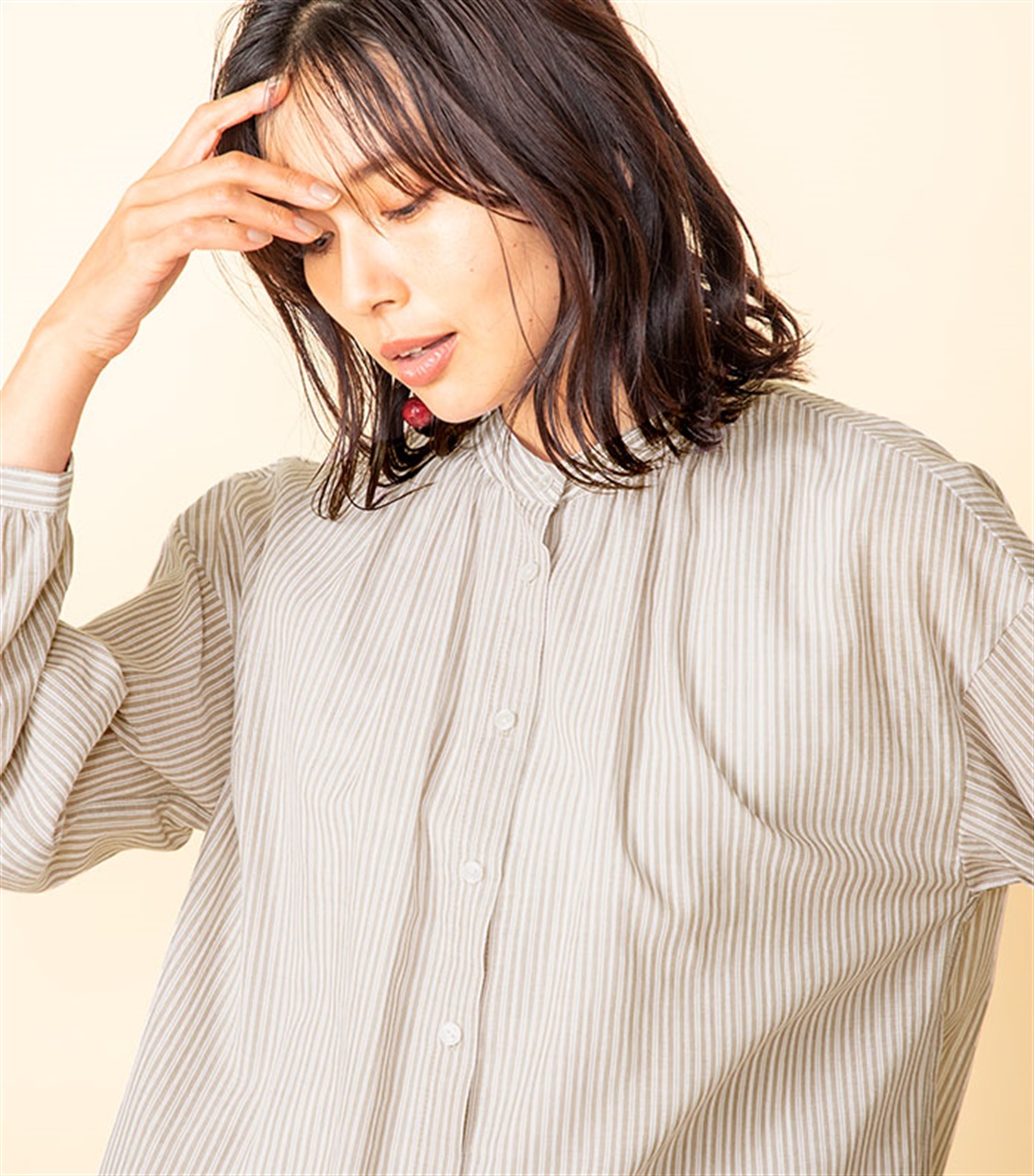 Petit Honfleur コットンジャガードブラウス_main