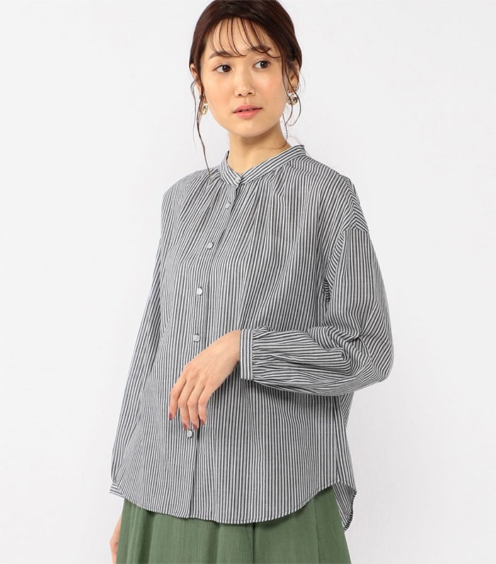 Petit Honfleur コットンジャガードブラウス_variation_3