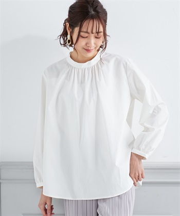 Petit Honfleur スタンドカラーブラウス_variationthumb_1