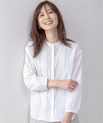 Petit Honfleur ジャガードレースシャツ_variationthumb_1