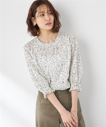 Petit Honfleur 小花柄プリントブラウス_variationthumb_2