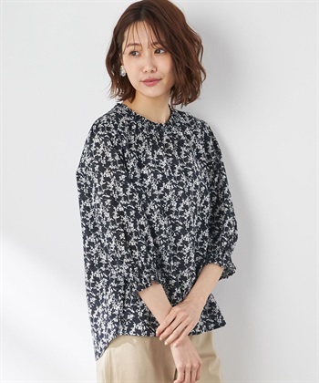 Petit Honfleur 小花柄プリントブラウス_variationthumb_4
