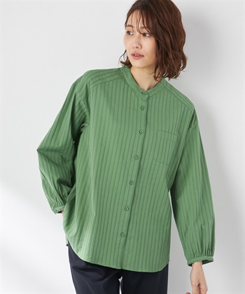 Petit Honfleur ドビーストライプブラウス_variationthumb_2