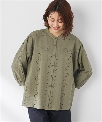 Petit Honfleur 刺しゅうレースブラウス_variationthumb_2