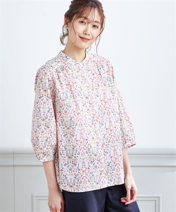Petit Honfleur リバティプリントブラウス_variationthumb_1