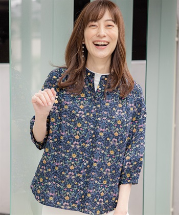 Petit Honfleur リバティプリントブラウス_variationthumb_3