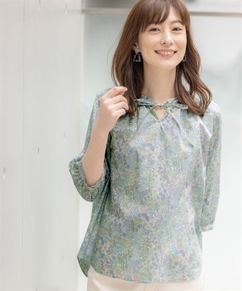Petit Honfleur リバティリボンブラウス_variationthumb_2