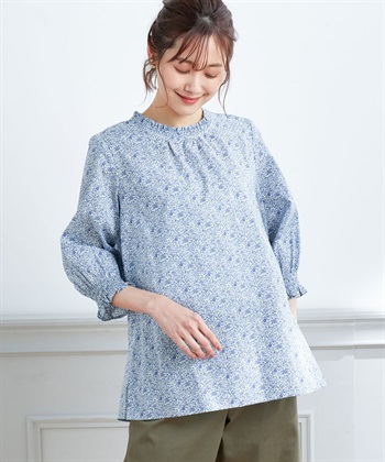 Petit Honfleur リバティギャザーブラウス_variationthumb_2