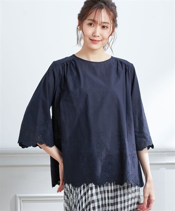 Petit Honfleur 刺しゅうスリーブプルオーバー_variationthumb_2