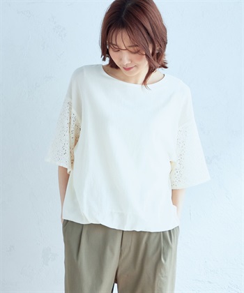 Petit Honfleur レーススリーブブラウス_variationthumb_1