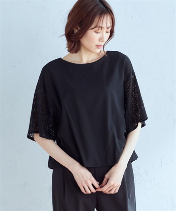 Petit Honfleur レーススリーブブラウス_variationthumb_2