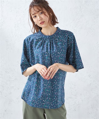 Petit Honfleur ドットプリントブラウス_variationthumb_2