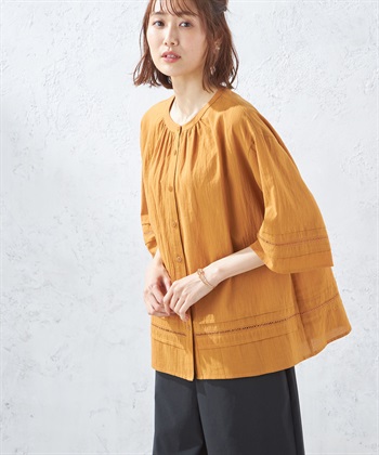 Petit Honfleur レース切替ブラウス_variationthumb_2