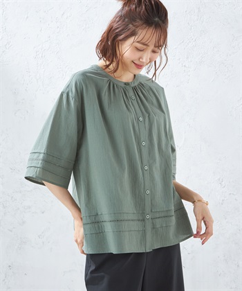 Petit Honfleur レース切替ブラウス_variationthumb_3