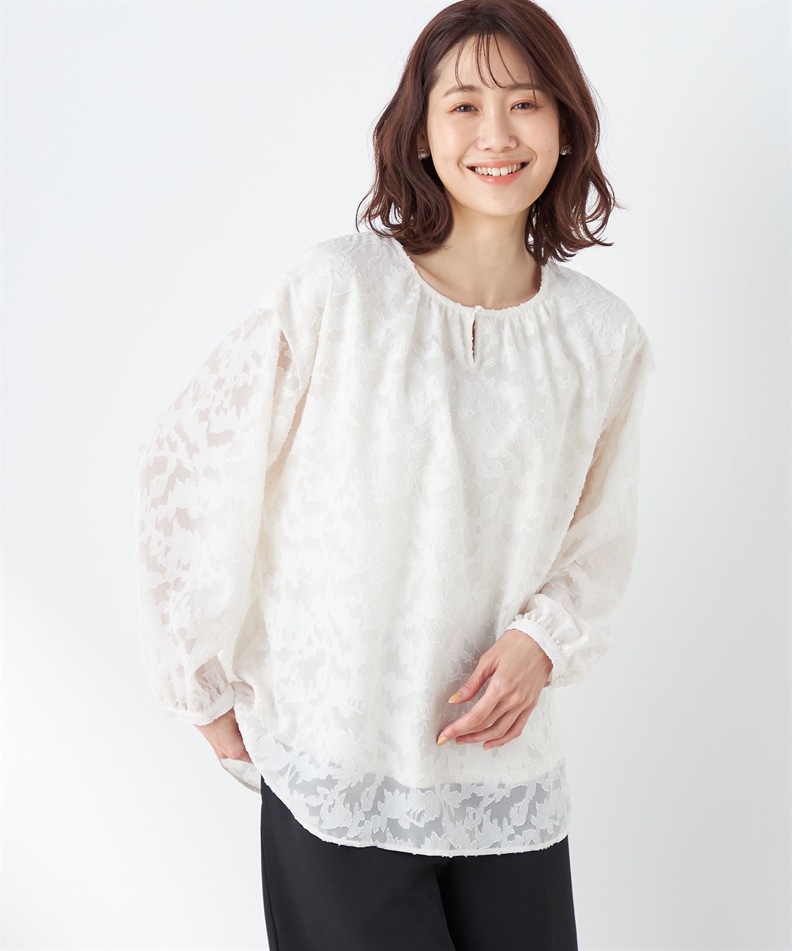 Petit Honfleur レースブラウス_variation_1