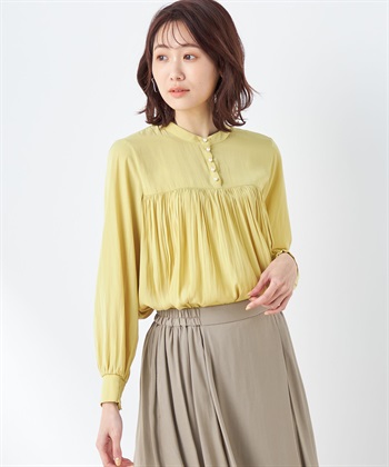 Petit Honfleur プリーツブラウス_variationthumb_2