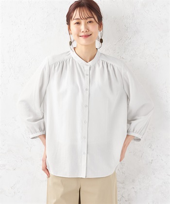 Petit Honfleur バンドカラーシャツ_variationthumb_1