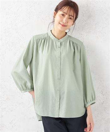 Petit Honfleur バンドカラーシャツ_variationthumb_2