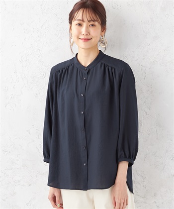 Petit Honfleur バンドカラーシャツ_variationthumb_3