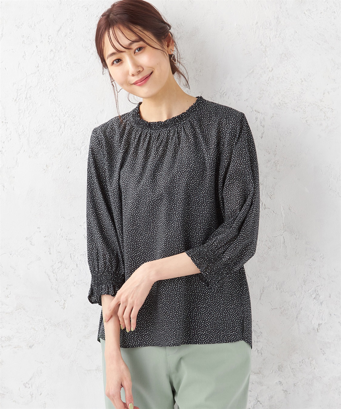 ブリントブラウス Petit Honfleur｜クロスプラス公式通販サイト