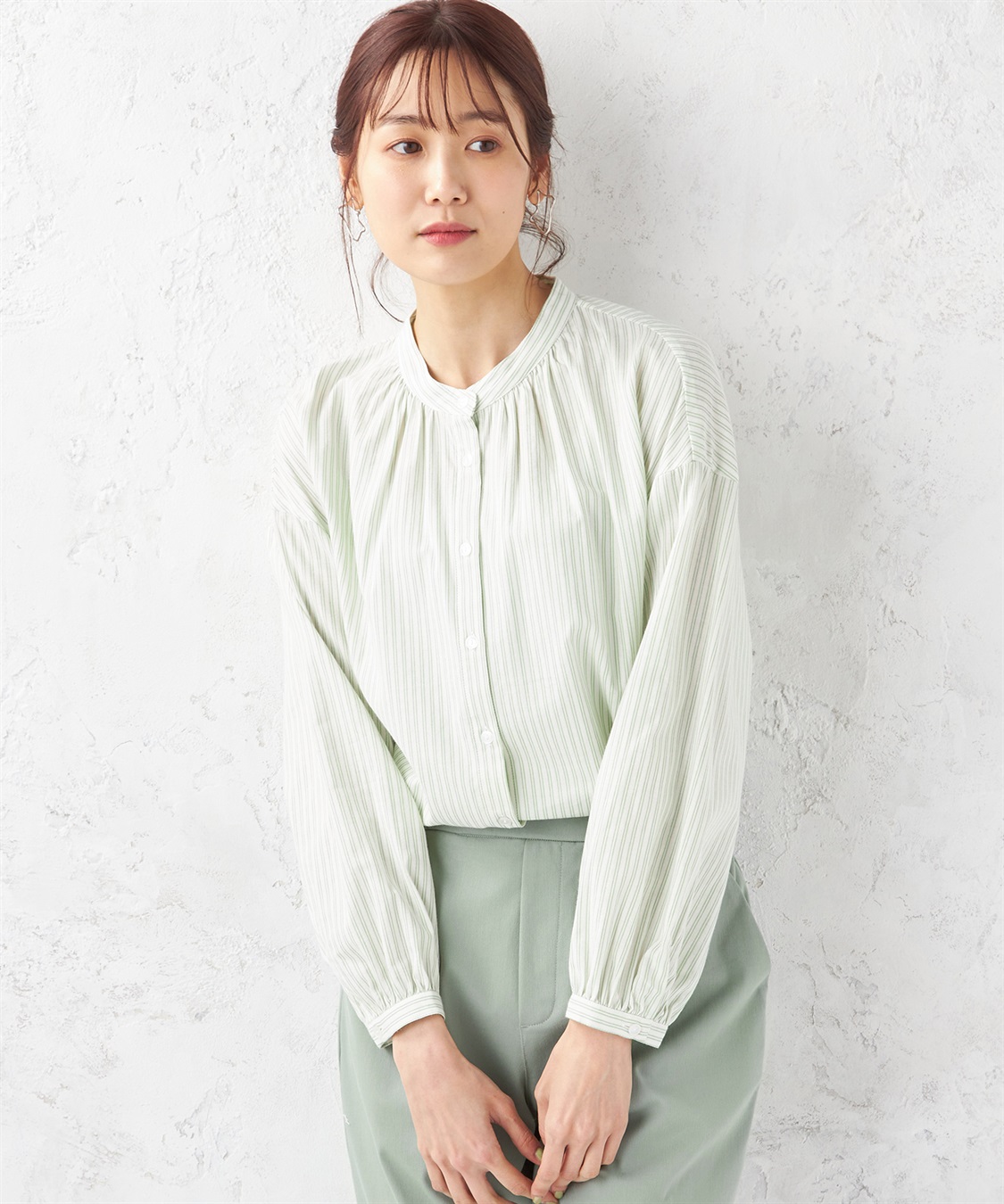 Petit Honfleur ストライプブラウス_variation_2