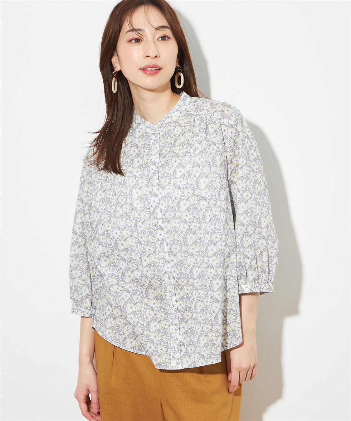 Petit Honfleur リバティプリントブラウス_variation_1