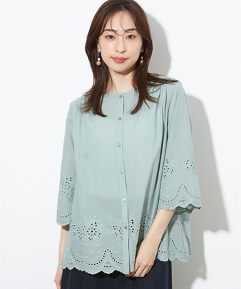 Petit Honfleur スカラップレースブラウス_variationthumb_1