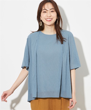 Petit Honfleur タックデザインシアーブラウス_variationthumb_2