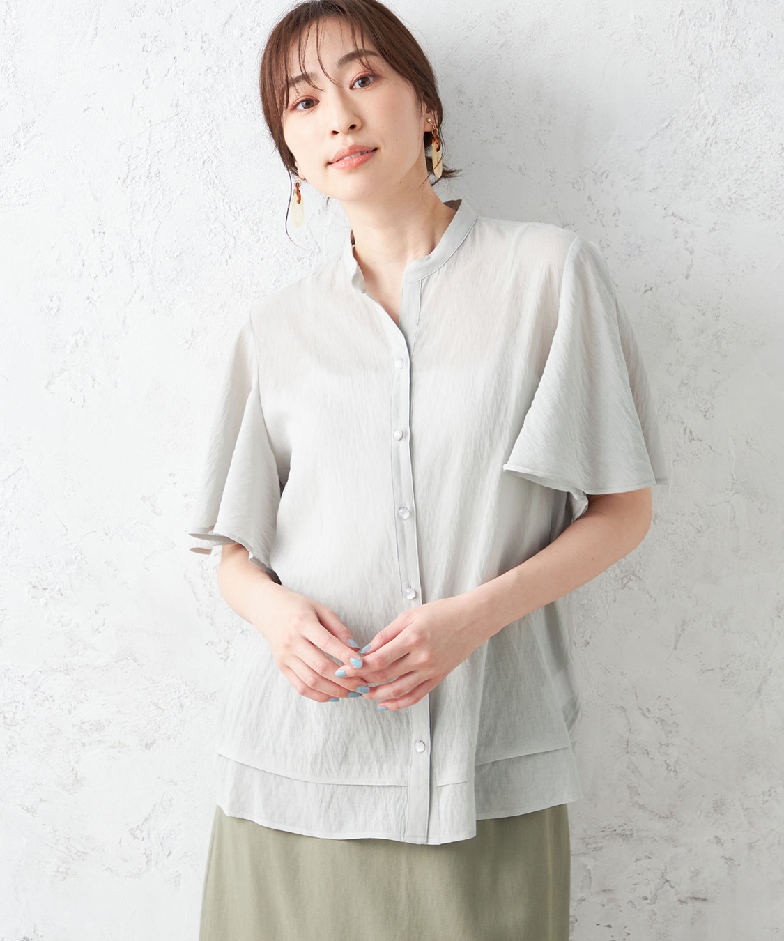 Petit Honfleur シアーブラウス_main