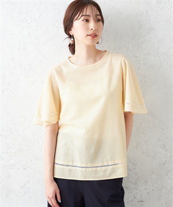 Petit Honfleur ストライプはしごレースブラウス_variationthumb_1