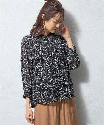 Petit Honfleur ジャガードストライプブラウス_variationthumb_1