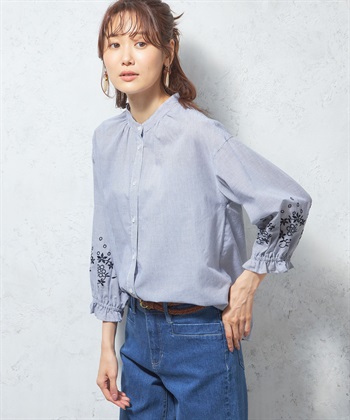 Petit Honfleur 刺繍スリーブブラウス_variationthumb_3