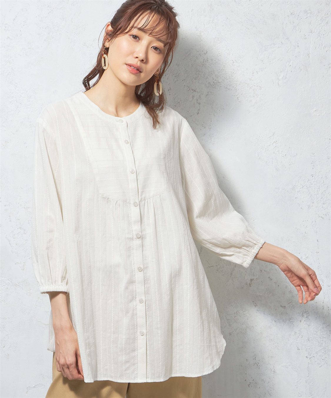 Petit Honfleur チュニックブラウス_main