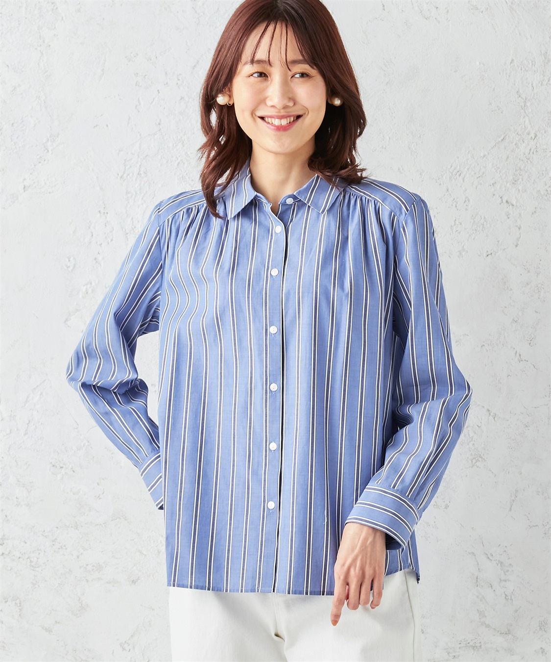 Petit Honfleur ストライプシャツ_variation_3