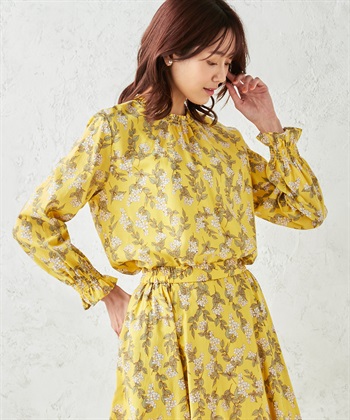 Petit Honfleur プリントハイネックブラウス_variationthumb_1