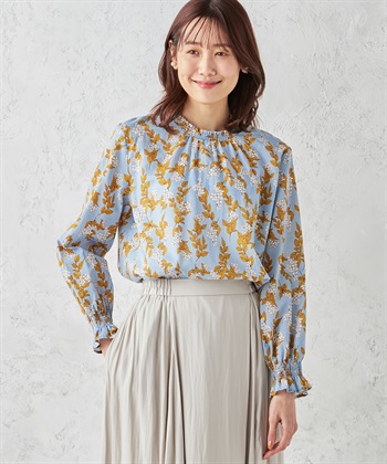 Petit Honfleur プリントハイネックブラウス_variationthumb_2