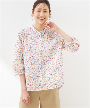 Petit Honfleur リバティプリントヨークギャザーブラウス_variationthumb_1