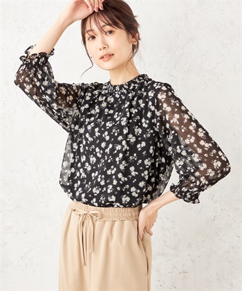 Petit Honfleur プリントブラウス_variationthumb_1