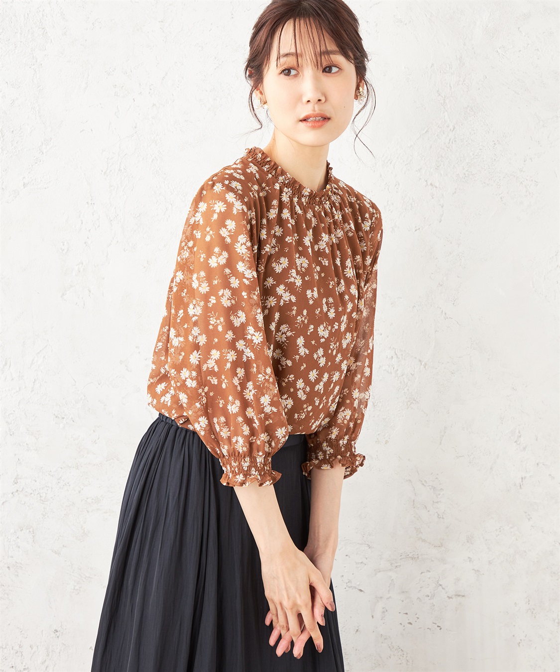 Petit Honfleur プリントブラウス_variation_2