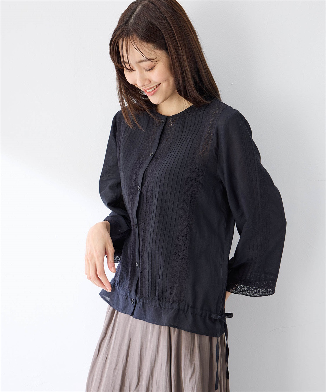 Petit Honfleur レースドロストブラウス_variation_2