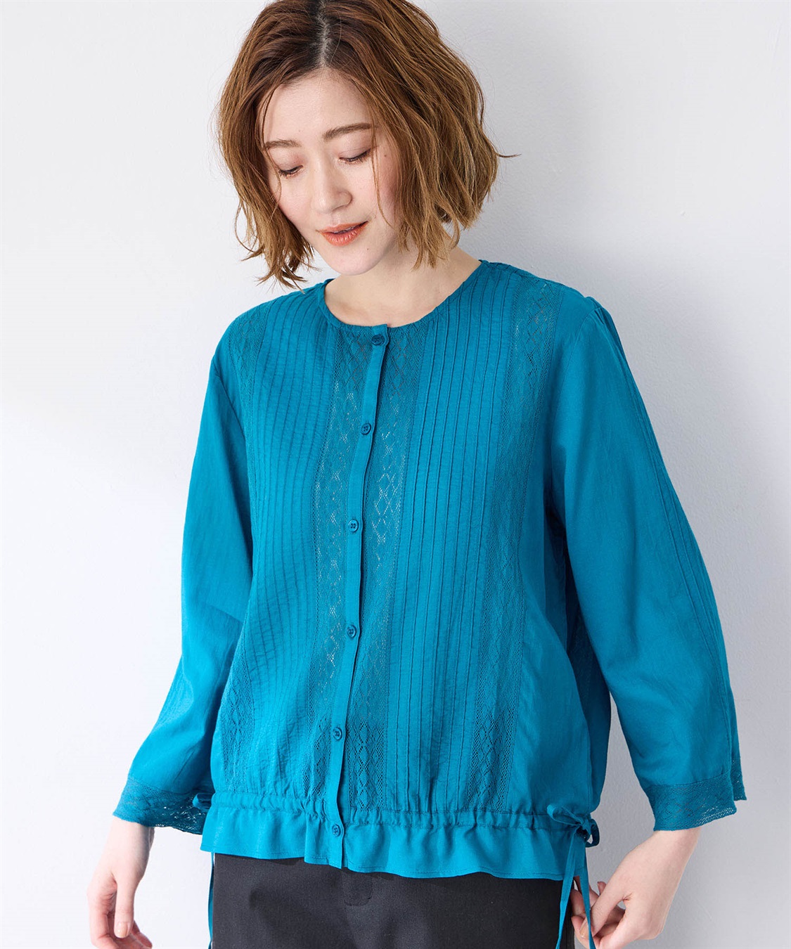 Petit Honfleur レースドロストブラウス_variation_3