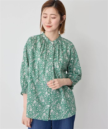 Petit Honfleur リバティプリントギャザーブラウス_variationthumb_1